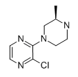 Pyrazine, 2-chloro-3-(3-methyl-1-piperazinyl)-